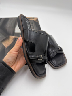 Босоножки женские эко-кожа арт. FEY 495-3 цвет "чёрный"