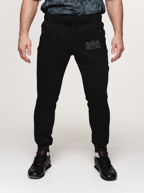 Black sports trousers