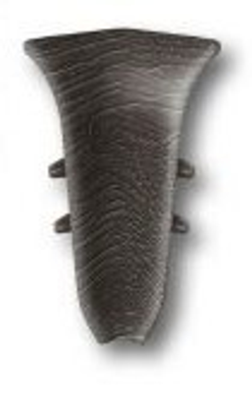 Угол внутренний для плинтуса 70мм "Идеал Классик", 303 Венге темный