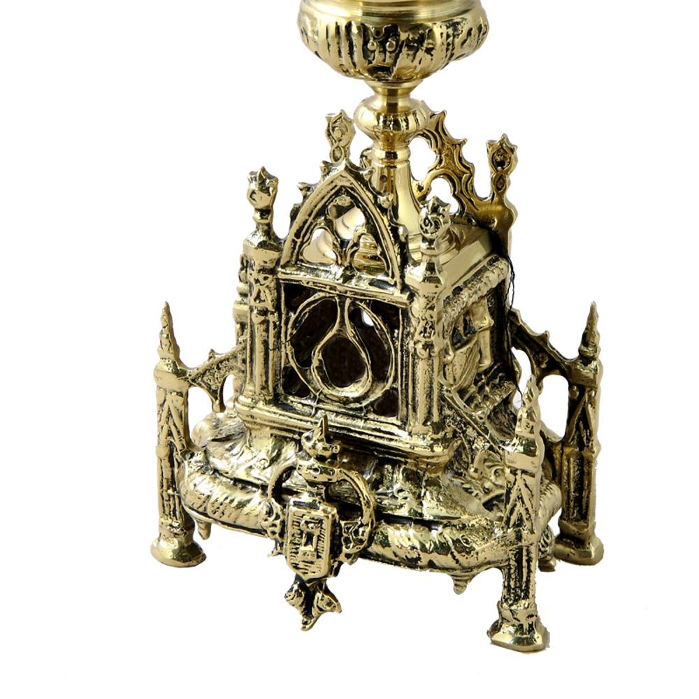 Bello De Bronze Каминные часы с канделябрами в наборе "Кафедральный"