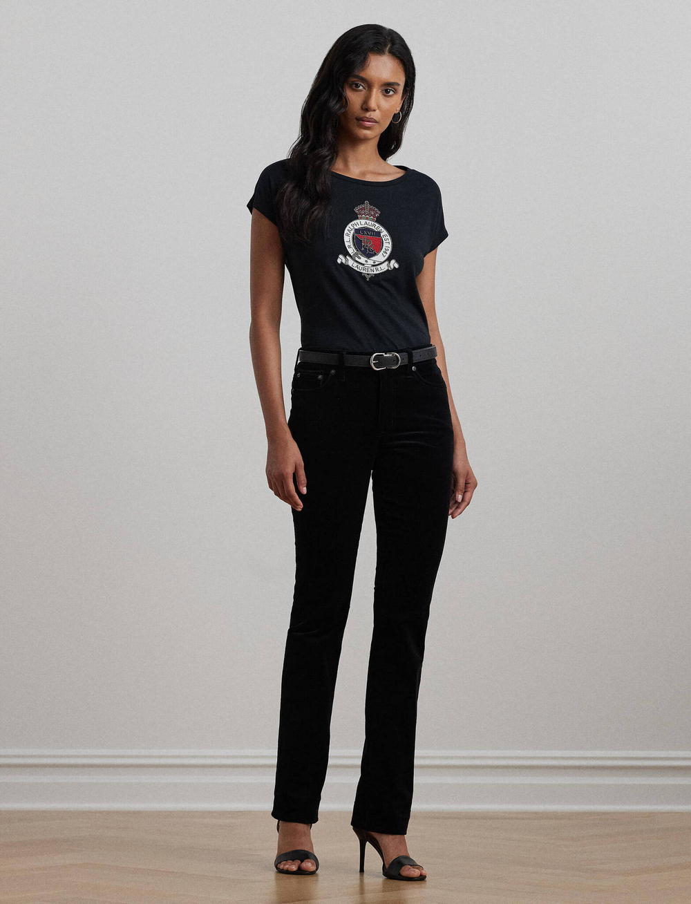 Футболка GRIETA LAUREN RALPH LAUREN - черный(200955438)