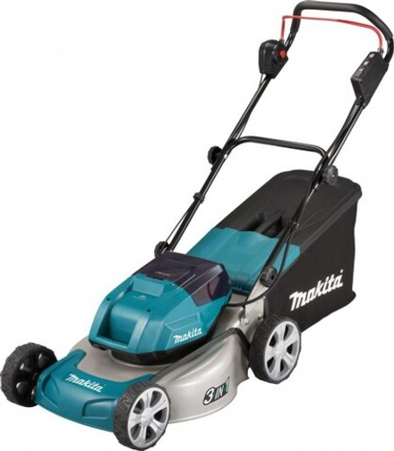 Газонокосилка аккумуляторная MAKITA DLM 460 PT2 с бесщеточным двигателем DLM460PT2