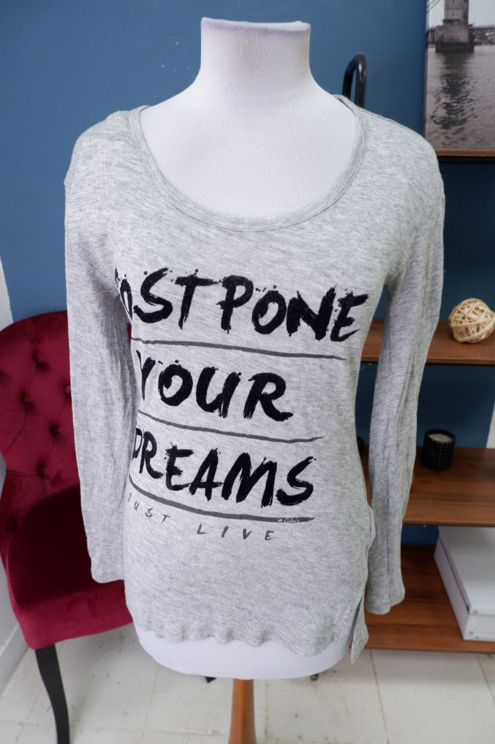 Джемпер Colin's с принтом 46 размер