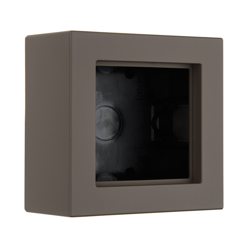Коробка для накладного монтажа 1-местная LIREGUS EPSILON PMD-001.E/ON31, коричневый матовый