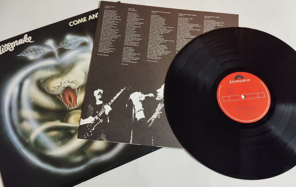 Винтажная виниловая пластинка LP Whitesnake Come An Get It (Japan 1981) (No Obi) (EX)