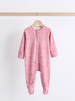 Комбинезон / Cлип для малышей Next N74-893, 3 шт., Белый, Розовый