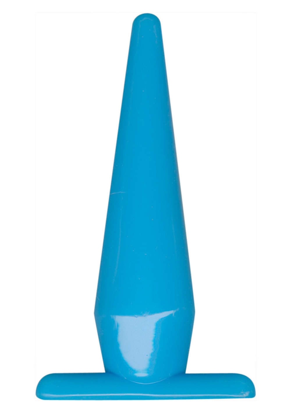 Голубая анальная пробка Funky Blue - 10,50 см.