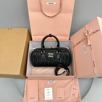 Miu Miu Arcadie Matelasse Nappa Leather Bag 27 cm