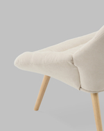 Кресло Олби Страйпс белый