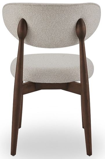 Cтул Comfy 4 бежевая ткань, ножки орех