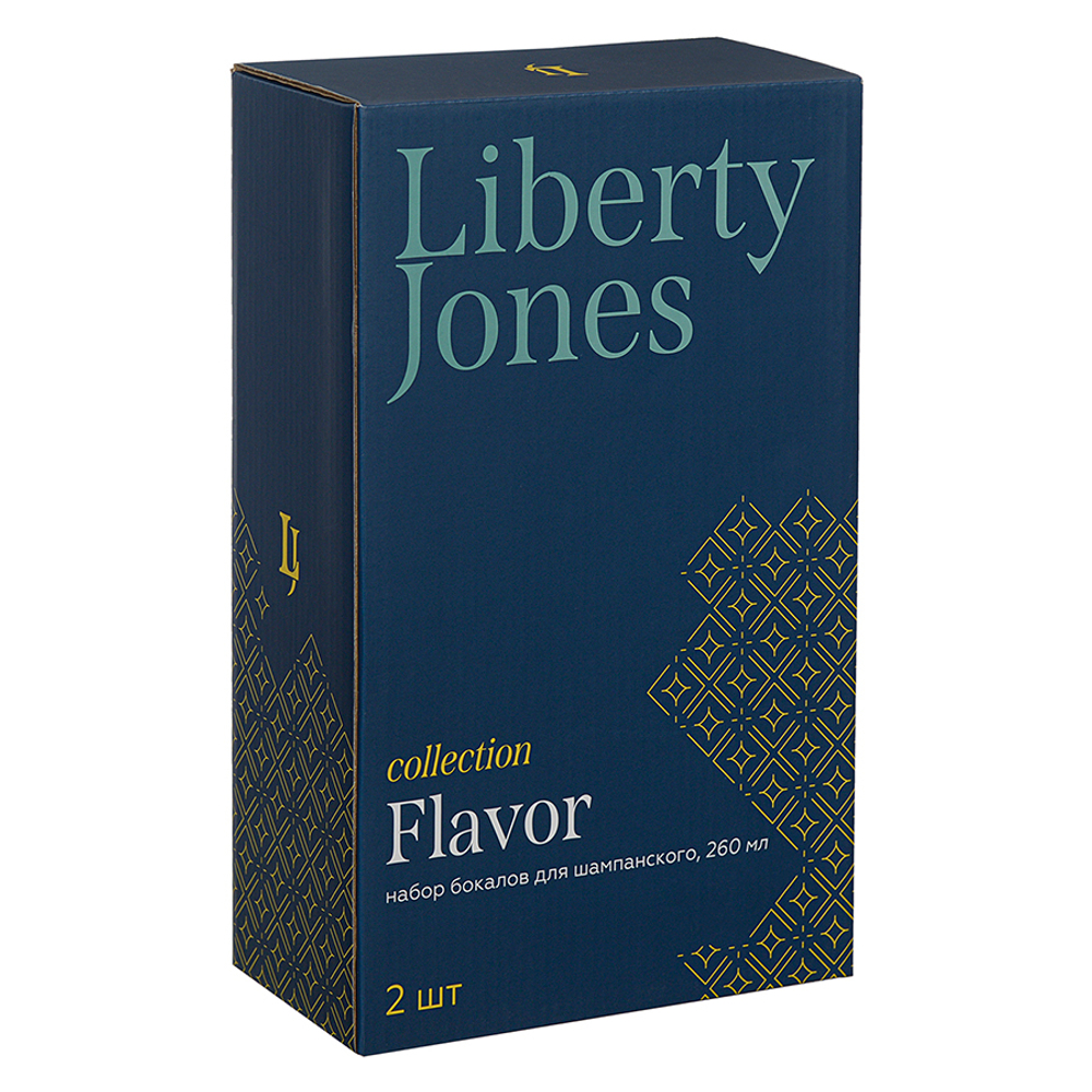 Набор бокалов для шампанского Flavor, 260 мл, 2 шт., Liberty Jones