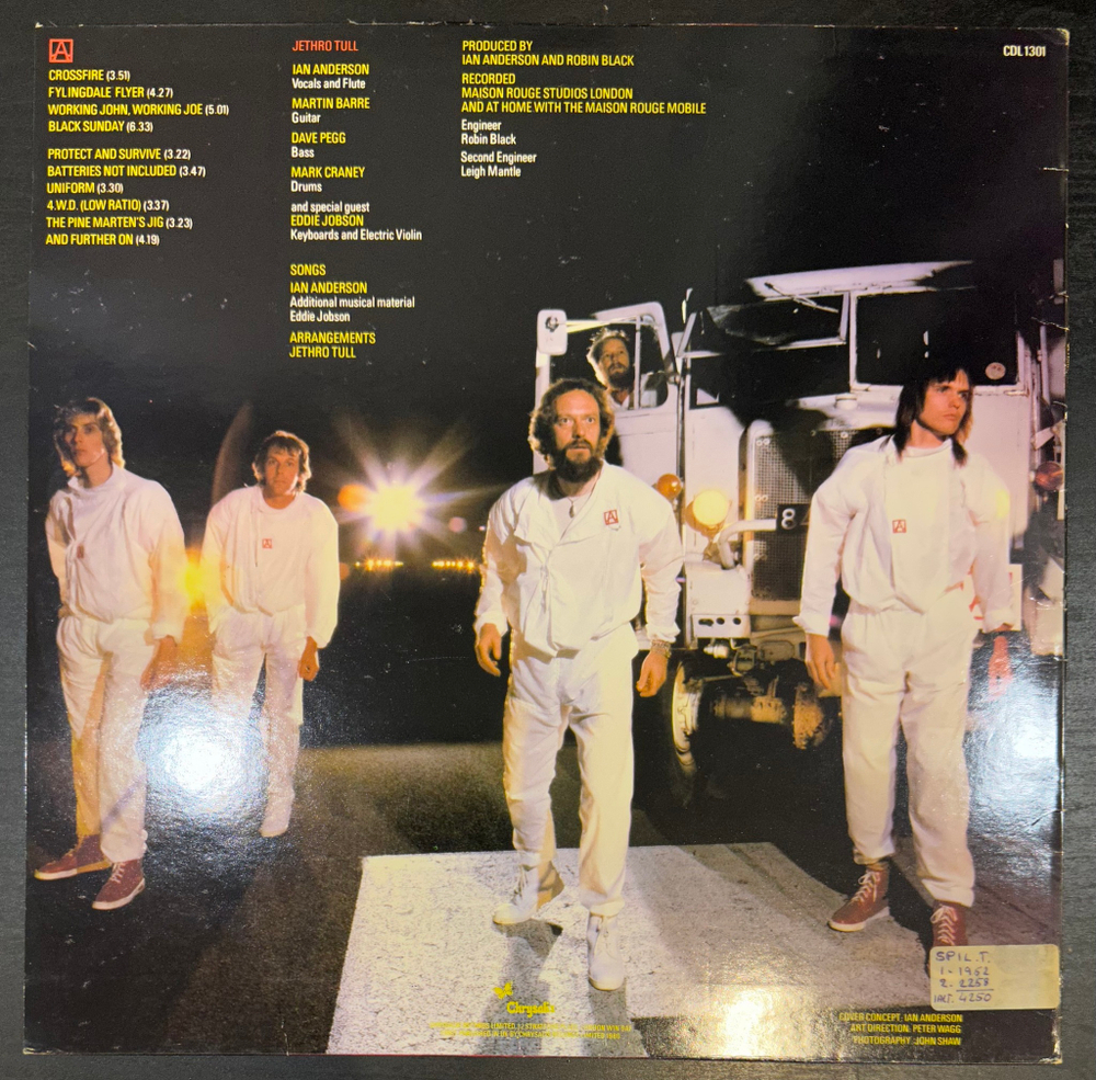 Jethro Tull - A (Швеция 1980г.)