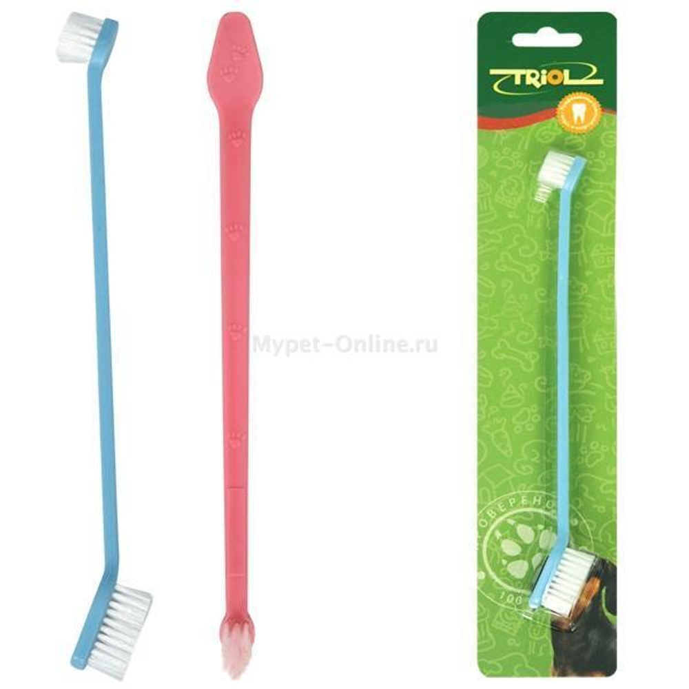 Зубная щетка двусторонняя, 210мм (уп.1шт.), серия HYGIENE, Triol