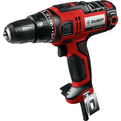 ЗУБР 500 Вт, 45 Нм, сетевая дрель-шуруповерт (ДШ-М3-500-2)