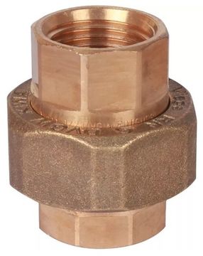 Viega американка ВР 3/4" (бронза) с плоским уплотнением