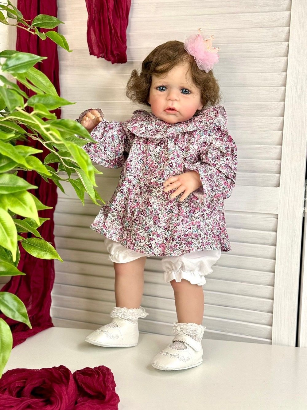 Кукла Реборн мягконабивная 60см в пакете (FA-606A1)