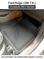Автомобильные коврики ЭВА с бортами для Ford Kuga I (08-13г.)