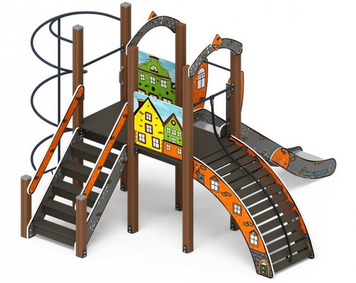 Детский комплекс Играйте с нами Город ДИК 2.01.1.02-01 H=1200