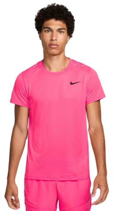 Мужская теннисная футболка Nike Court Slam Dri-Fit Tennis - Розовый