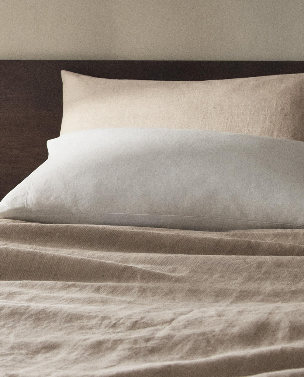 Пододеяльник Zara Home хлопок, лён 100%, однотонный, 6181/088
