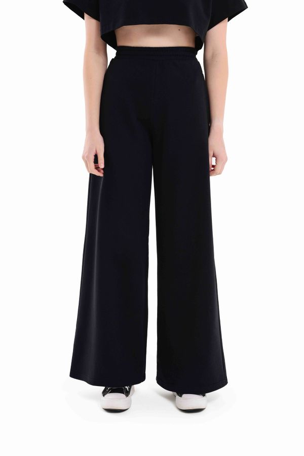 Брюки Широкие черные - фото 2