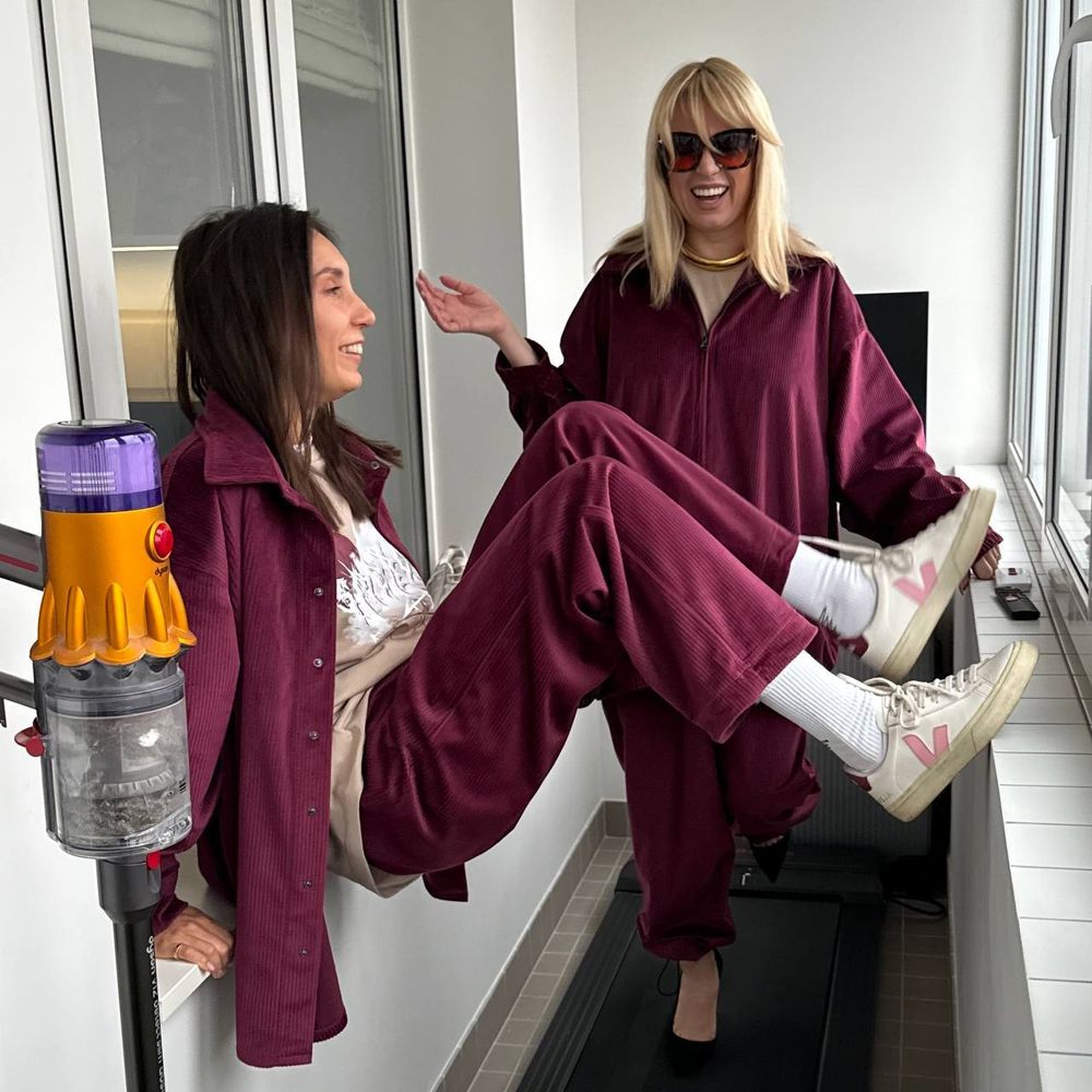 Брюки Смерч вельветовые #6 бордовые