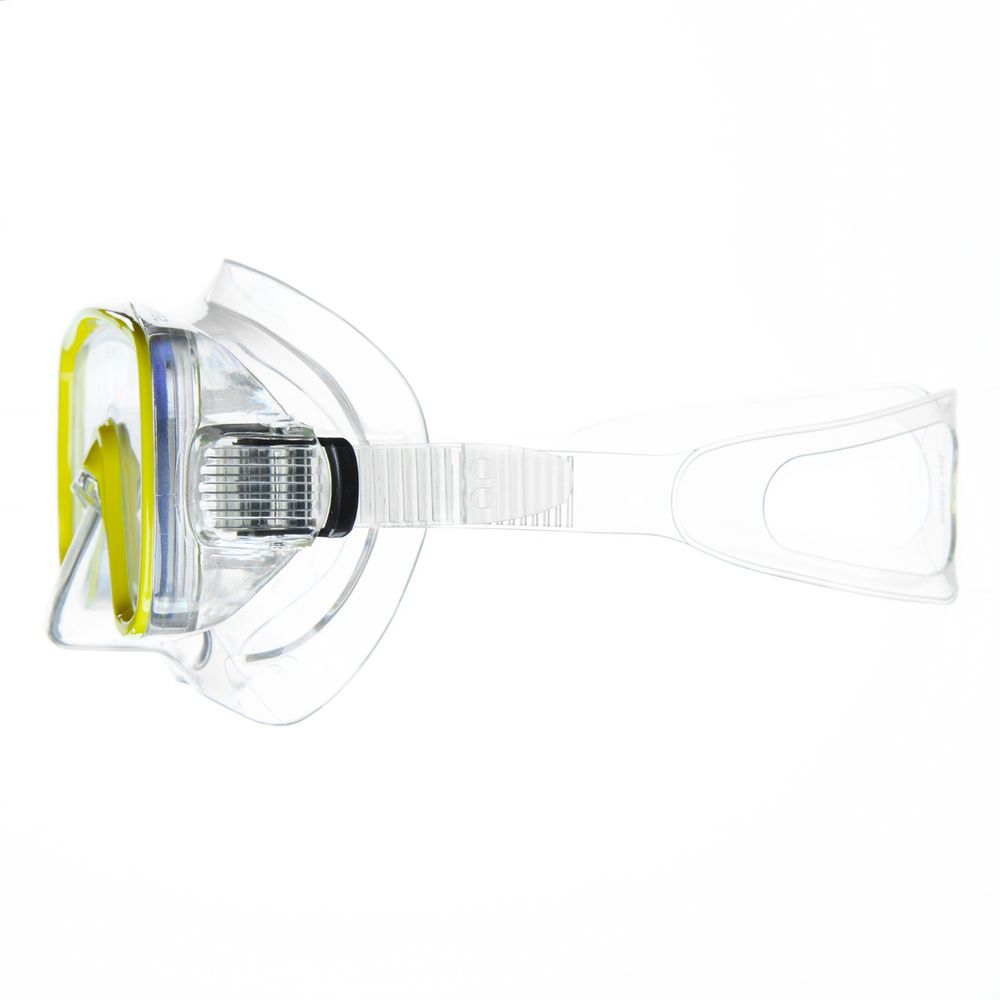 Маска для плавания SALVAS Domino Md Mask CA140C1TGSTH, размер Medium, желтая