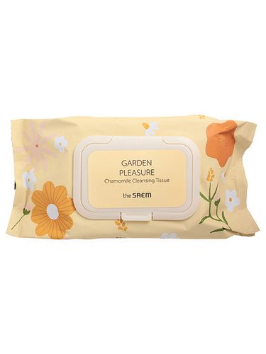 THE SAEM Салфетки косметические влажные/Garden Pleasure Chamomile Cleansing Tissue, набор 100шт