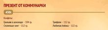 Белорусский Новогодний подарок &quot;Презент от Коммунарки&quot; 450г Коммунарка - купить с доставкой на дом по Москве и всей России