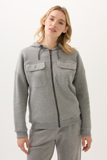 Свитшот женский Cosyland серый меланж