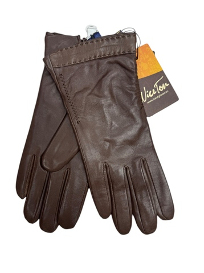 Перчатки.Женские.Материал верха: Кожаные люкс качества.Подклад: Плюш-флис. 5 шт в упаковке.