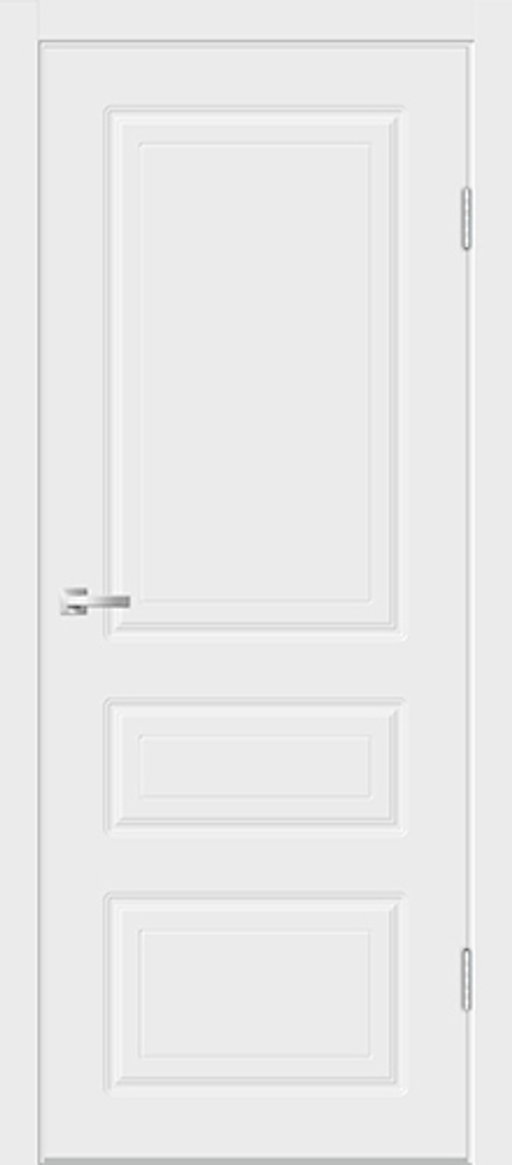 Межкомнатная дверь Velldoris Flat Lux 3P Эмаль белая