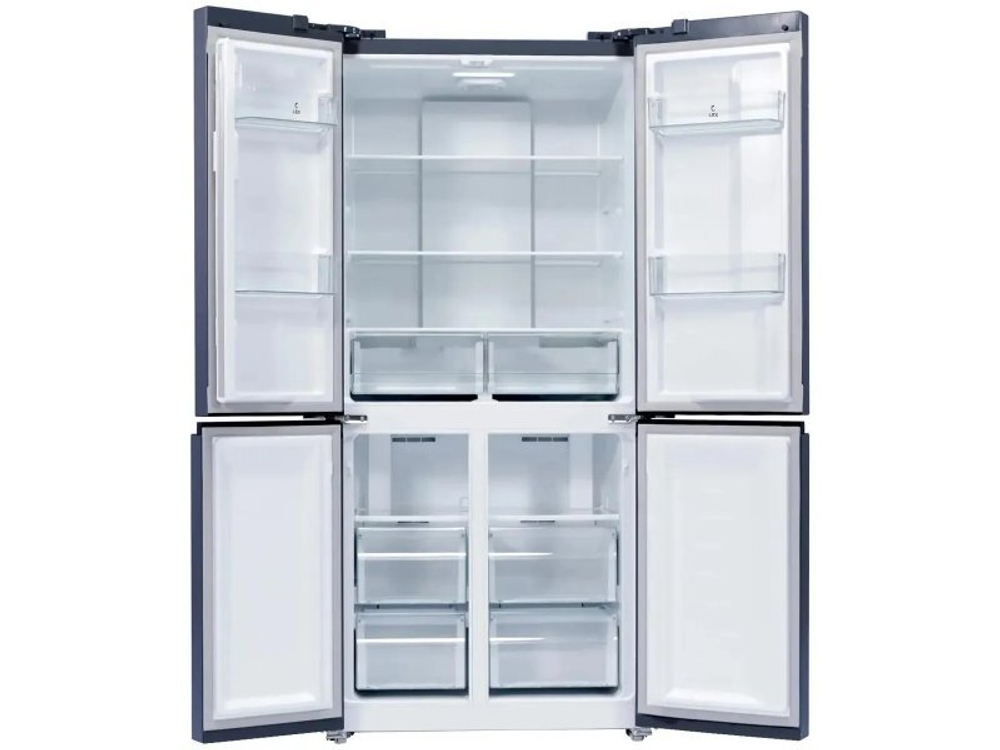 Холодильник Lex LCD450BMID синий металлик/черный
