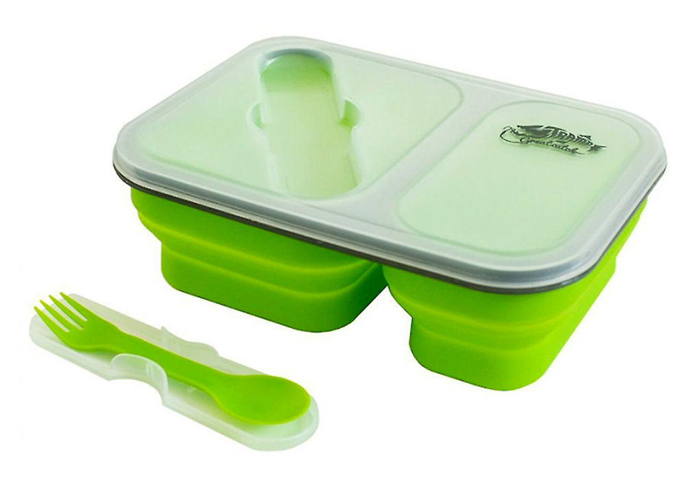 Контейнер силиконовый 2 отсека с ловилкой Tramp TRC-090-6050