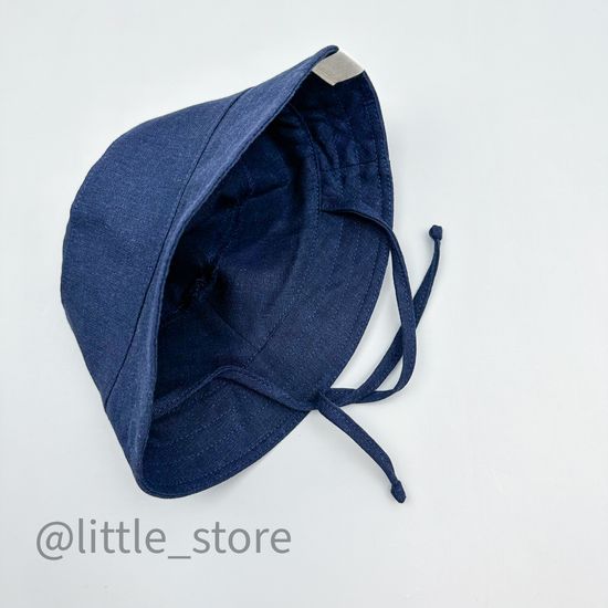 Панама льняная, Темно-синяя