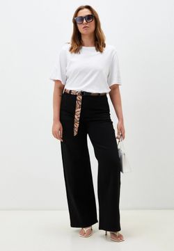 Джинсы палаццо широкие