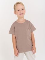 Футболка базовая "Кокос" с карманом