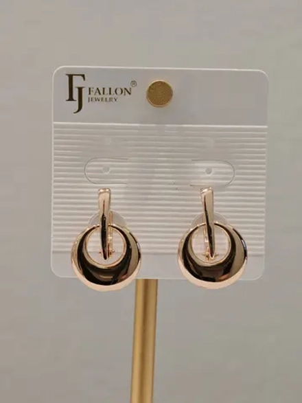 Серьги Fallon «Медальоны» Gold 18K