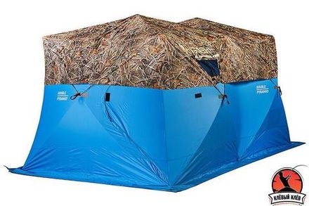 Накидка на половину палатки HIGASHI Double Pyramid Half tent rain cover #SW Camo