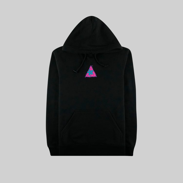 Толстовка мужская HUF Pushing Daisies артикул:PF00348-BLACK - купить в магазине Дайс