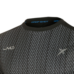 Мужское теннисное поло Drop Shot Anacor JMD T-Shirt Men - Black