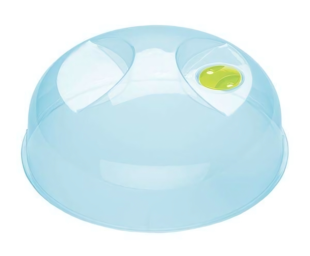 Крышка для СВЧ 23см прозрачная, в ассортименте