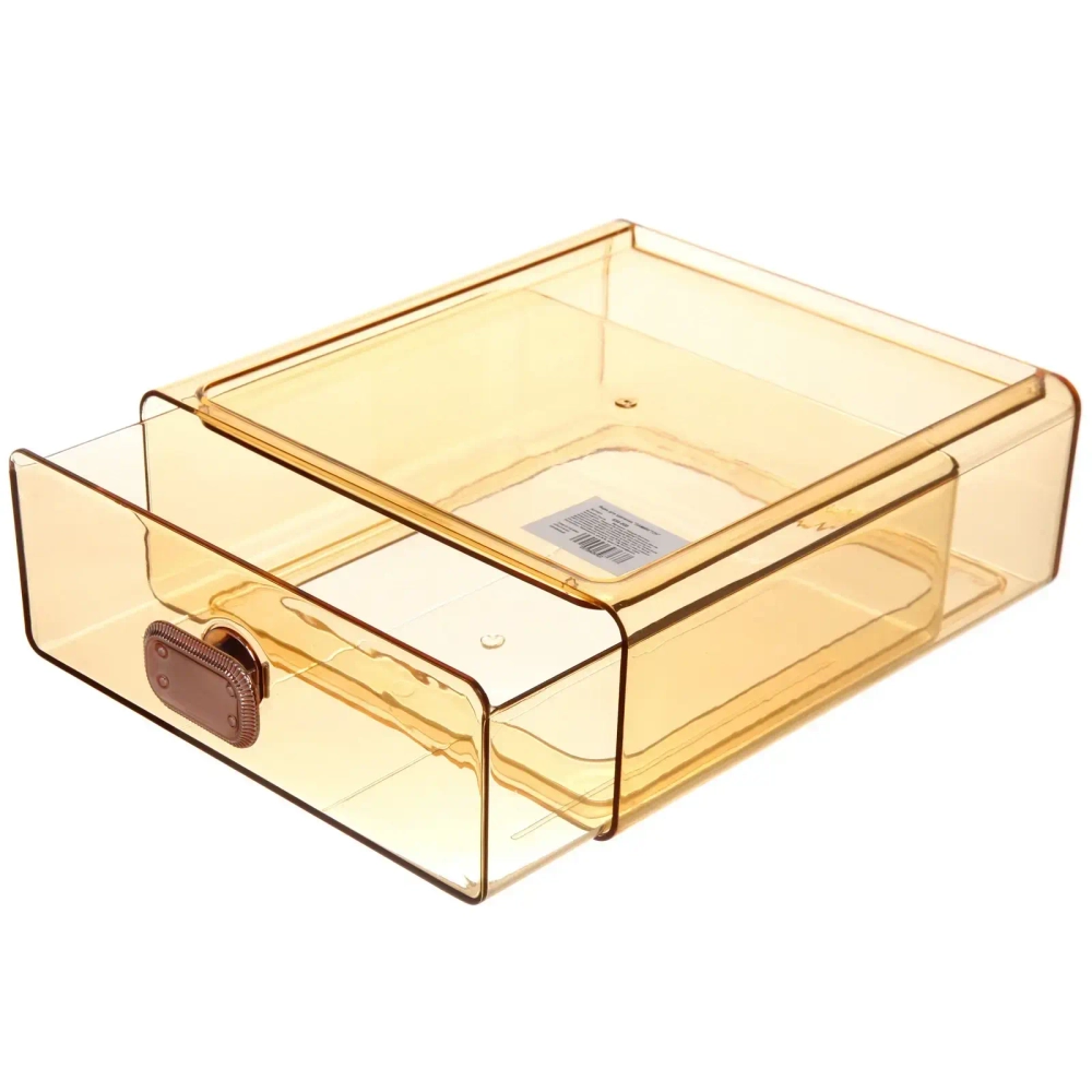 Органайзер выдвижной для хранения «ЛАМИНГТОН», цвет бежево-персиковый, 21*20*8см