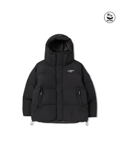 Куртка с капюшоном и двойным воротником