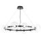Подвесная светодиодная люстра Crystal Lux Bosque SP12 Black/Transparent