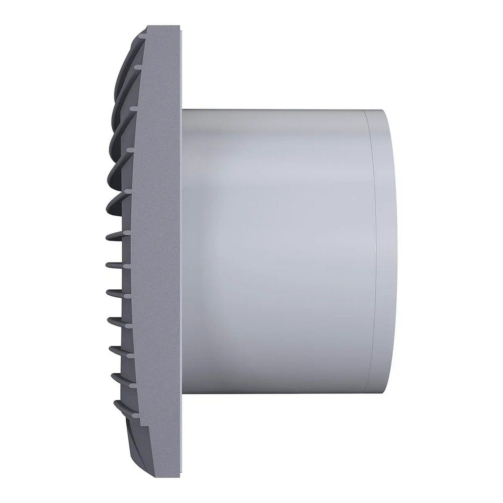 Вентилятор вытяжной D100 SILENT 4С dark gray metal с обратным клапаном  DICITI