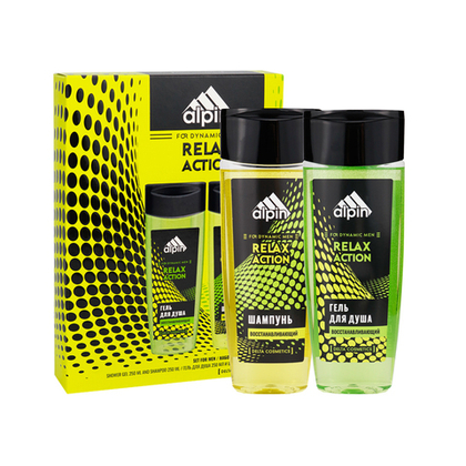Косметический набор для муж. Relax Action (гель для душа 250 мл + шампунь 250 мл)