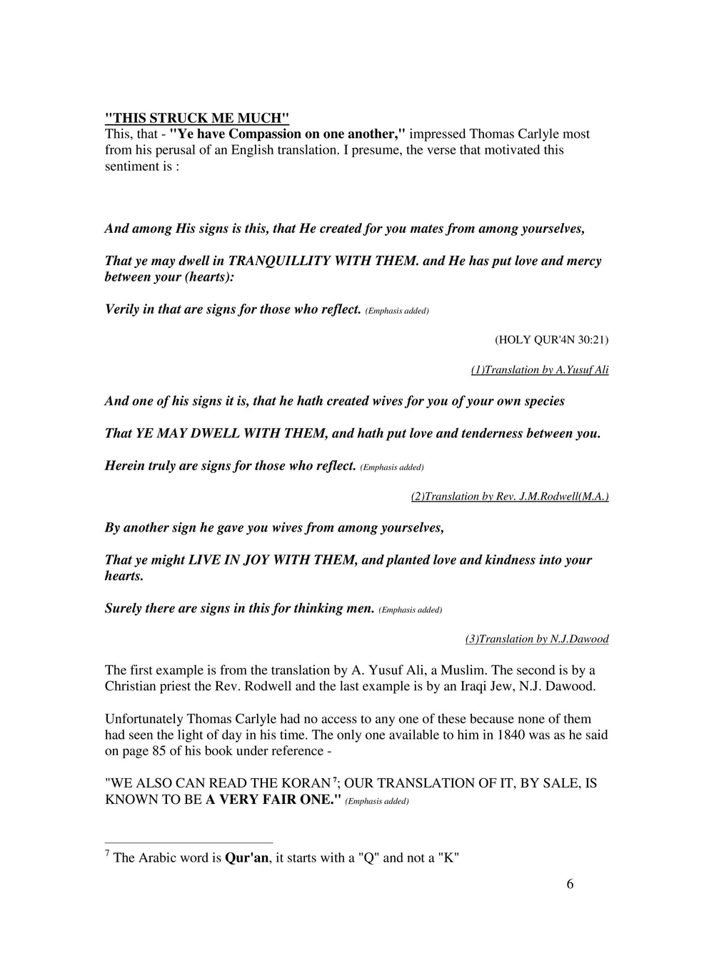 Al-Quran - The Miracle of Miracles | A.Deedat