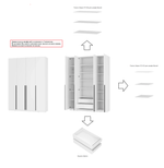 Шкаф 4-х створчатый Айрон ШК-13 белый