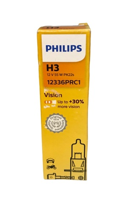 Автомобильная галогеновая лампа PHILIPS Premium +30% Н3 12V 55W